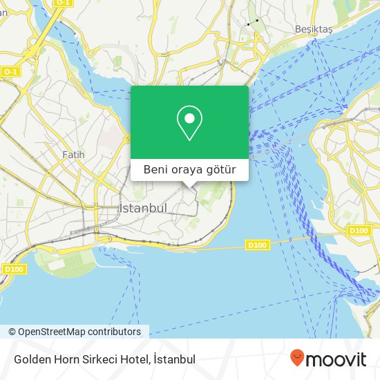 Golden Horn Sirkeci Hotel harita