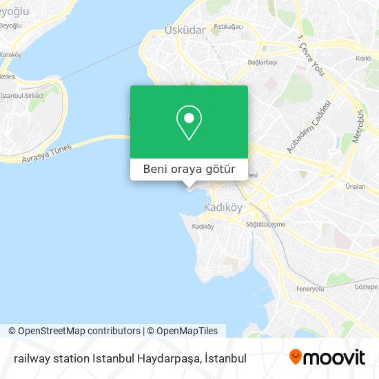 railway station Istanbul Haydarpaşa harita