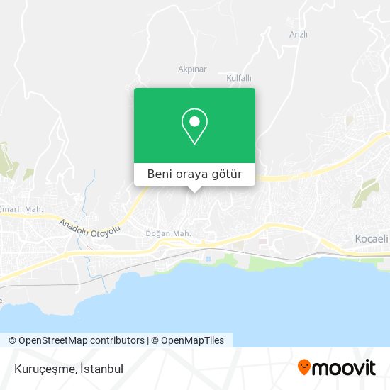 Kuruçeşme harita