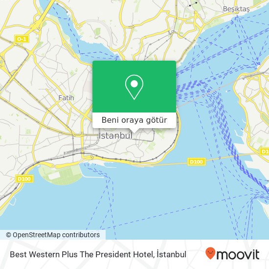 Best Western Plus The President Hotel harita