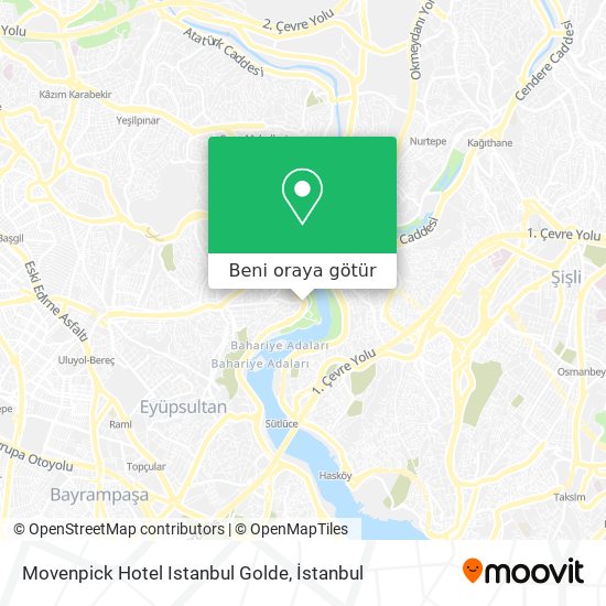Movenpick Hotel Istanbul Golde harita