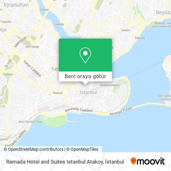 Ramada Hotel and Suites Istanbul Atakoy harita