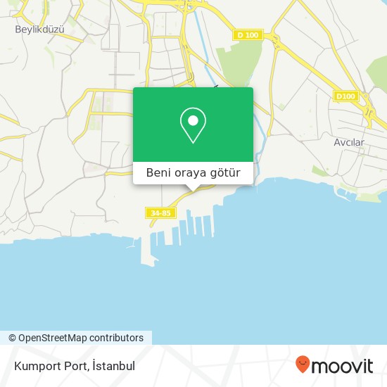 Kumport Port harita