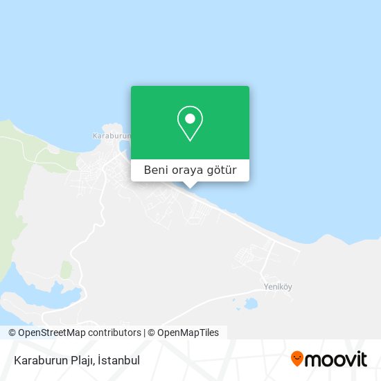 Karaburun Plajı harita