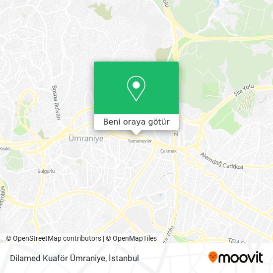 Dilamed Kuaför Ümraniye harita