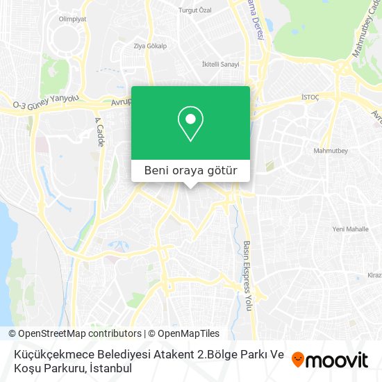 Küçükçekmece Belediyesi Atakent 2.Bölge Parkı Ve Koşu Parkuru harita
