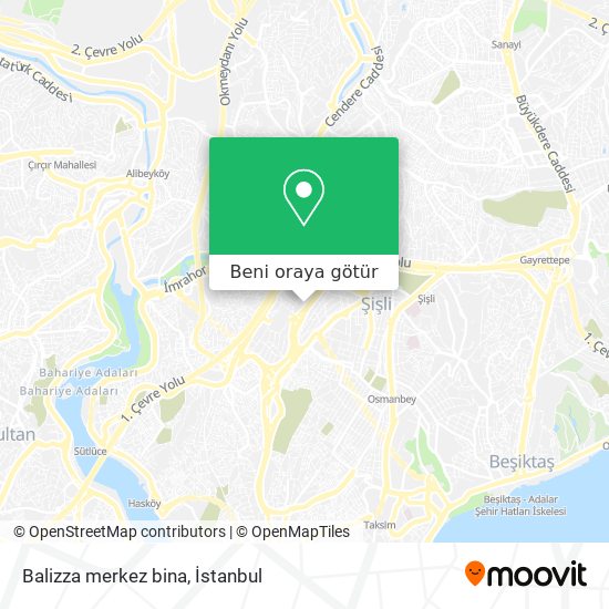 Balizza merkez bina harita