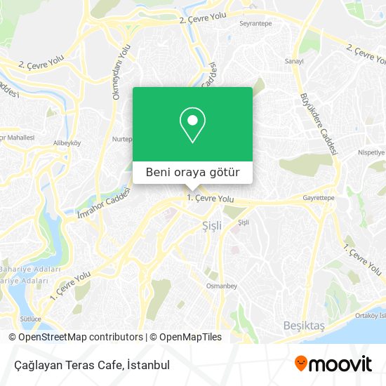 Çağlayan Teras Cafe harita