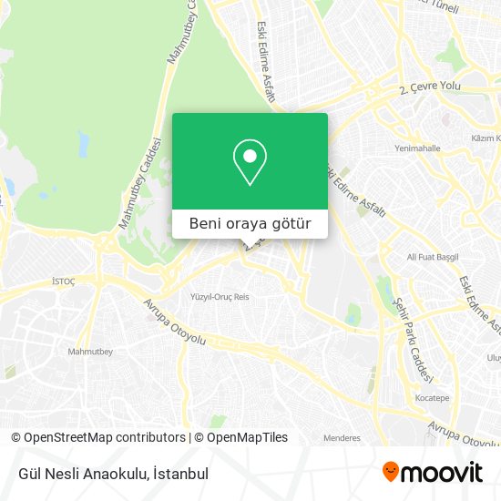 Gül Nesli Anaokulu harita