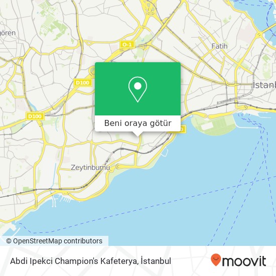 Abdi Ipekci Champion's Kafeterya harita