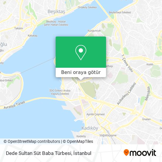 Dede Sultan Süt Baba Türbesi harita