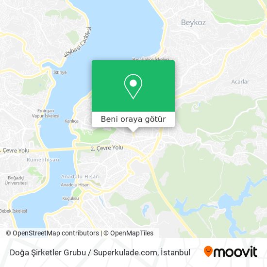 Doğa Şirketler Grubu / Superkulade.com harita