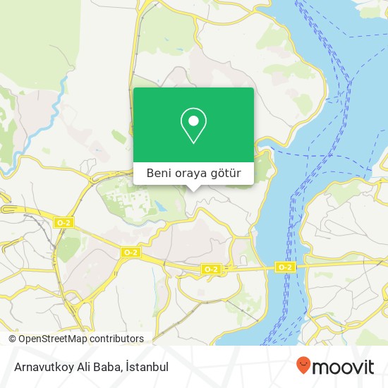 Arnavutkoy Ali Baba harita