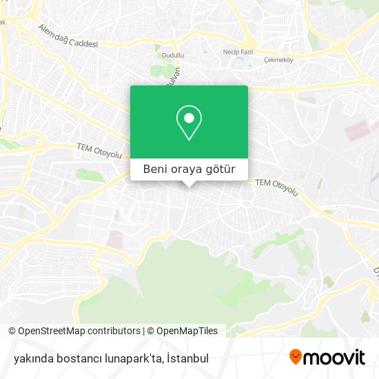 yakında bostancı lunapark'ta harita