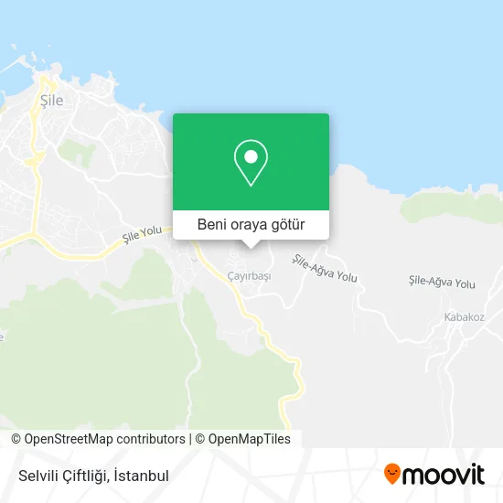 Selvili Çiftliği harita