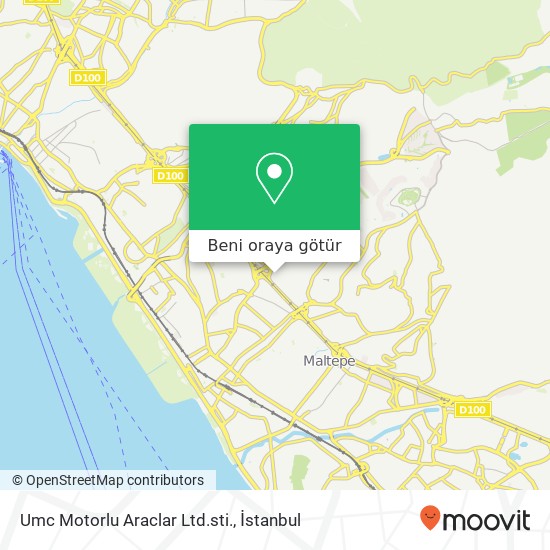Umc Motorlu Araclar Ltd.sti. harita