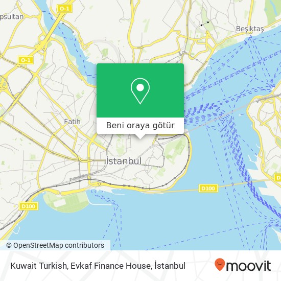 Kuwait Turkish, Evkaf Finance House harita