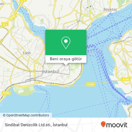 Sindibat Denizcilik Ltd.sti. harita