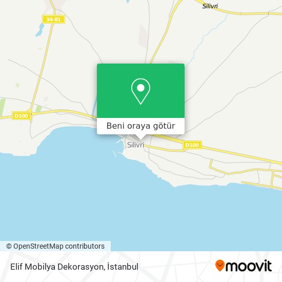 Elif Mobilya Dekorasyon harita