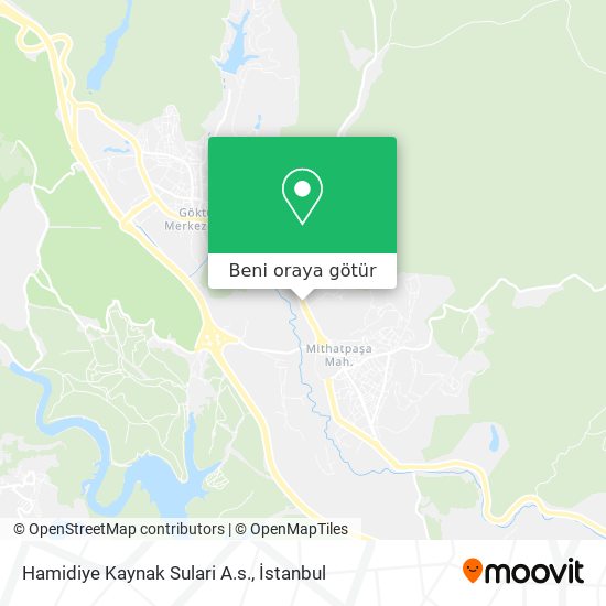 Hamidiye Kaynak Sulari A.s. harita