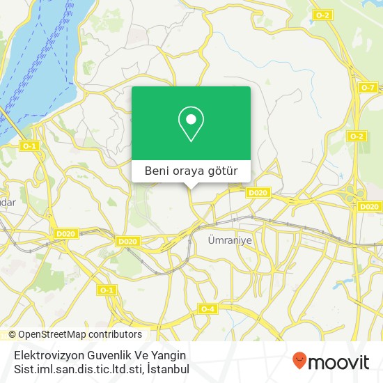 Elektrovizyon Guvenlik Ve Yangin Sist.iml.san.dis.tic.ltd.sti harita