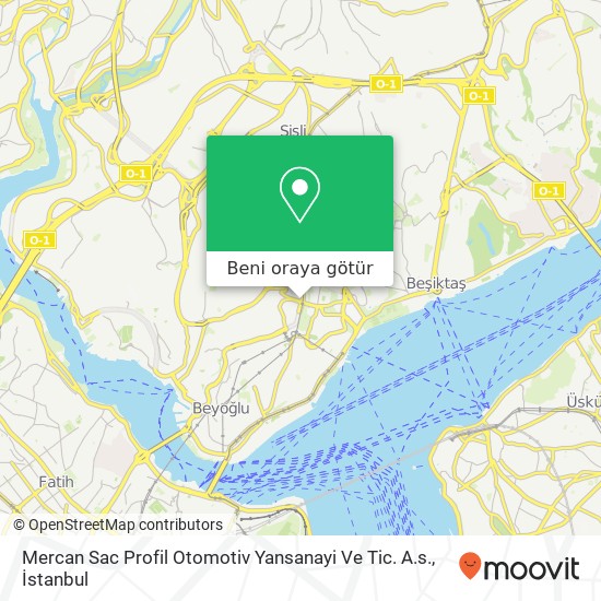 Mercan Sac Profil Otomotiv Yansanayi Ve Tic. A.s. harita