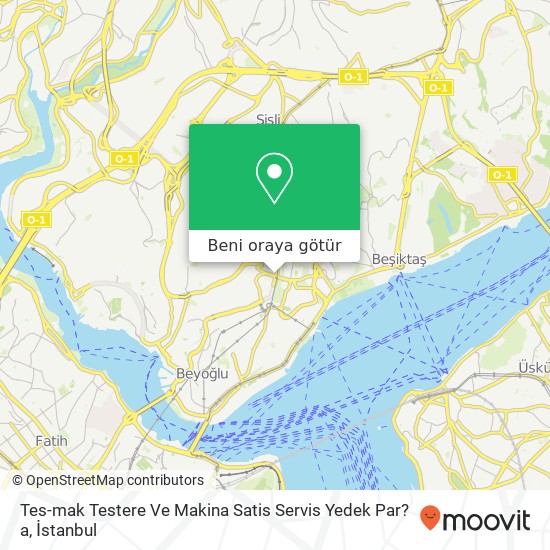 Tes-mak Testere Ve Makina Satis Servis Yedek Par?a harita