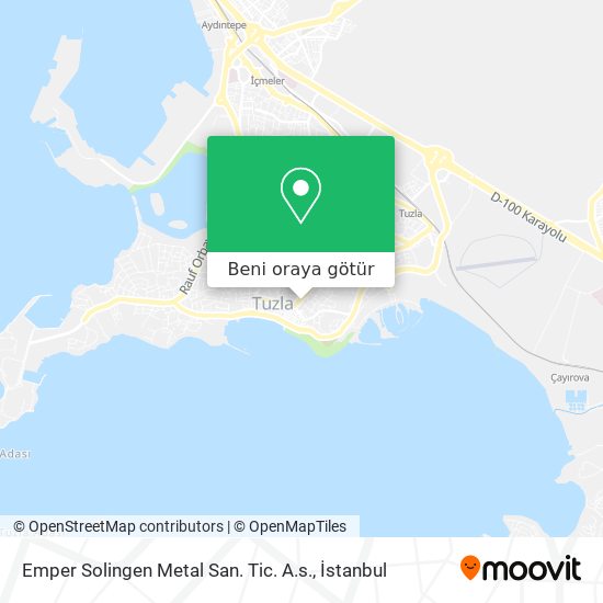 Emper Solingen Metal San. Tic. A.s. harita