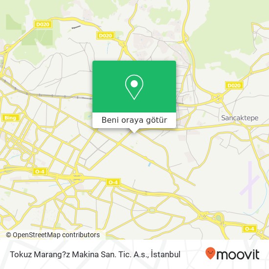 Tokuz Marang?z Makina San. Tic. A.s. harita