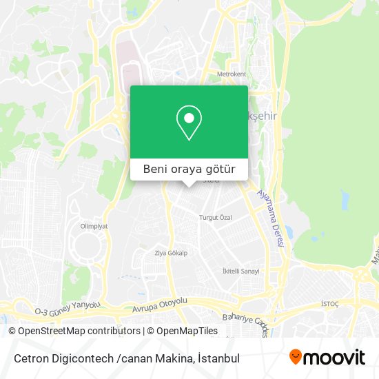 Cetron Digicontech /canan Makina harita