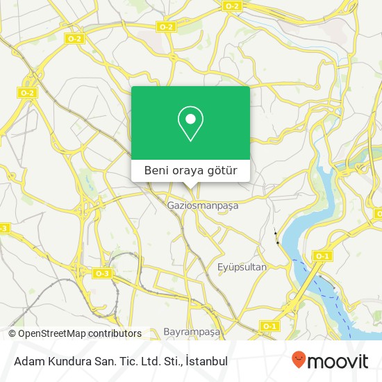 Adam Kundura San. Tic. Ltd. Sti. harita
