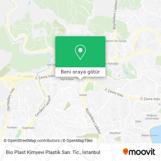 Bio Plast Kimyevi Plastik San. Tic. harita