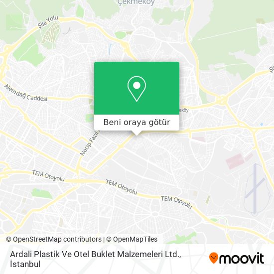 Ardali Plastik Ve Otel Buklet Malzemeleri Ltd. harita
