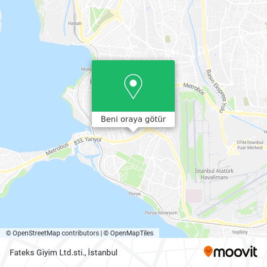 Fateks Giyim Ltd.sti. harita