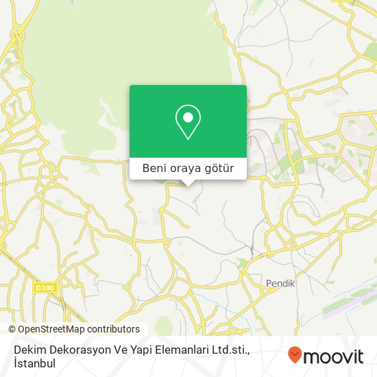 Dekim Dekorasyon Ve Yapi Elemanlari Ltd.sti. harita