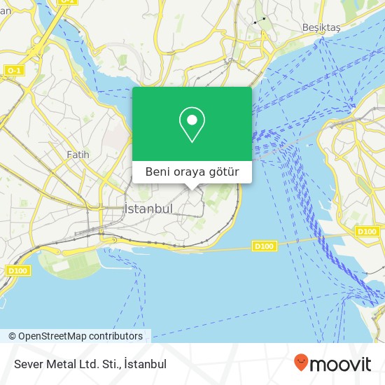 Sever Metal Ltd. Sti. harita