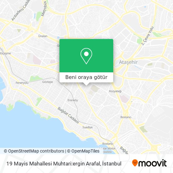 19 Mayis Mahallesi Muhtari:ergin Arafal harita