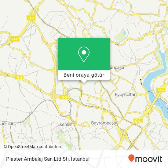 Plaster Ambalaj San Ltd Sti harita