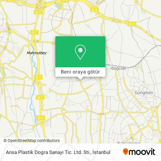 Ansa Plastik Dogra Sanayi Tic. Ltd. Sti. harita