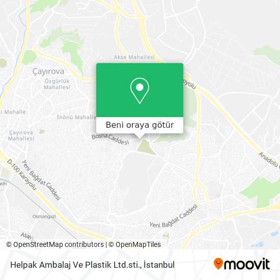 Helpak Ambalaj Ve Plastik Ltd.sti. harita