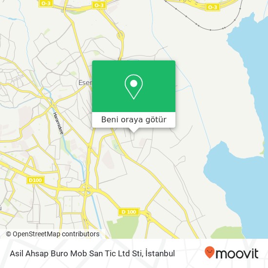 Asil Ahsap Buro Mob San Tic Ltd Sti harita