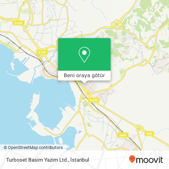 Turboset Basim Yazim Ltd. harita
