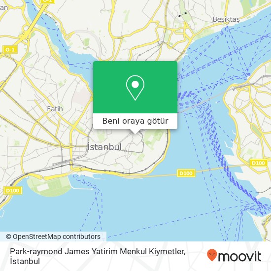 Park-raymond James Yatirim Menkul Kiymetler harita