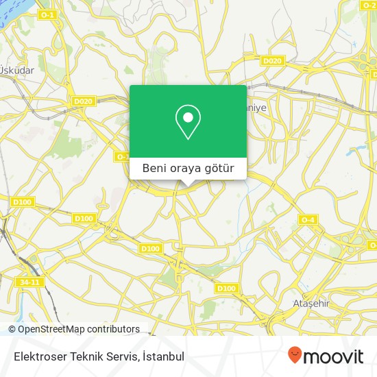 Elektroser Teknik Servis harita