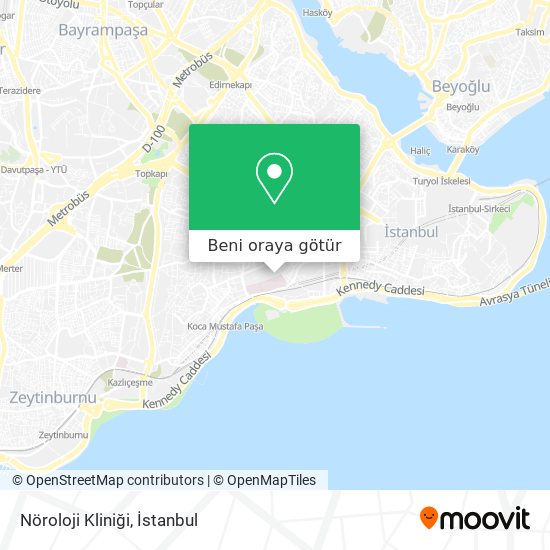 Nöroloji Kliniği harita