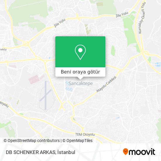 DB SCHENKER ARKAS harita
