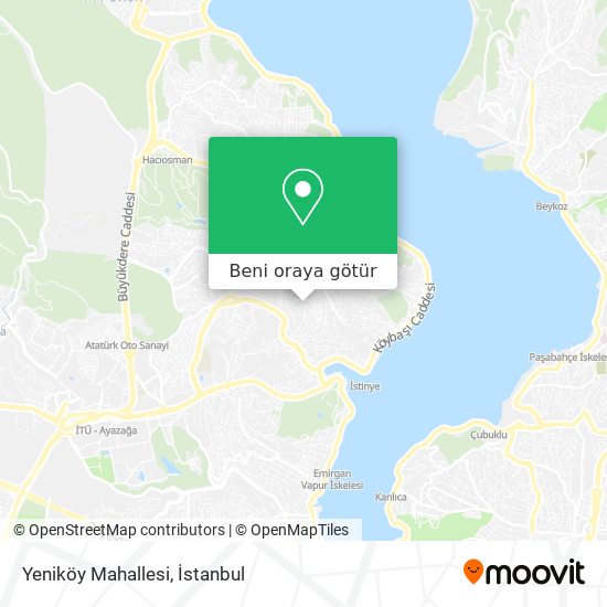 Yeniköy Mahallesi harita