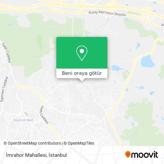 İmrahor Mahallesi harita