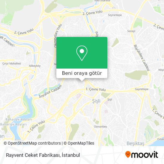 Rayvent Ceket Fabrikası harita