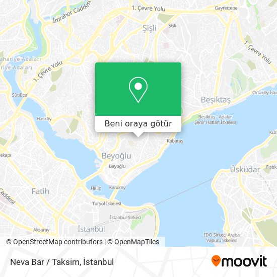 Neva Bar / Taksim harita